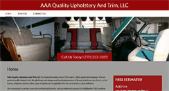 Desktop Screenshot of aaaqualityupholstery.com